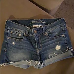 American eagle super stretch denim shorts